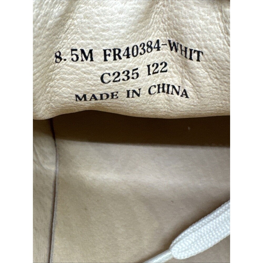 Frye Ivy Deco Women's Studded  Low Lace Leather Sneakers Shoes 8.5 White - Picture 11 of 11